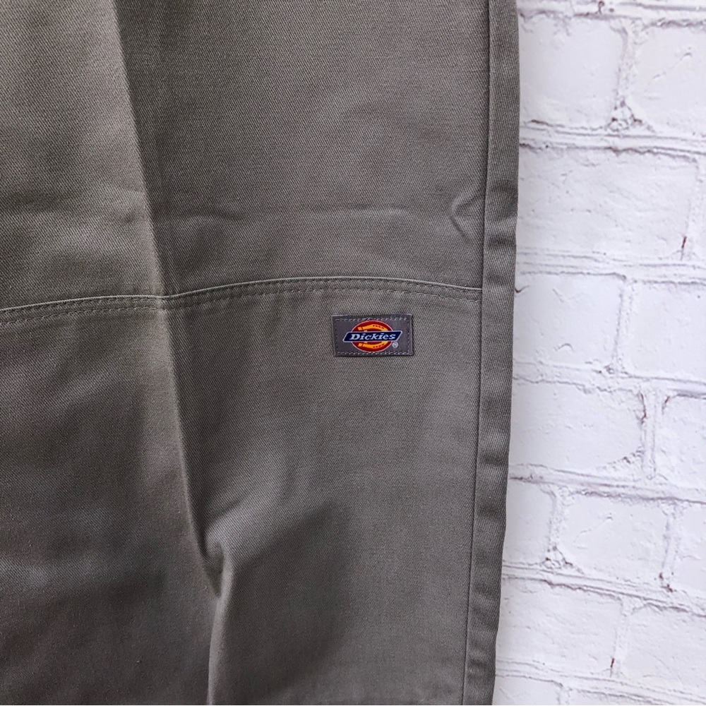 Gray Dickies Work Khakis Pants Baggy Fit